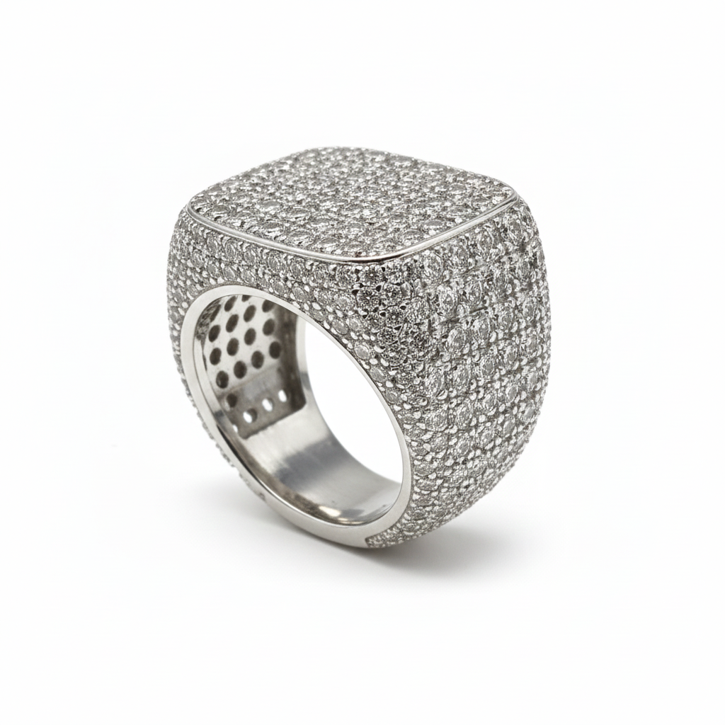 The Monolith Iced Ring