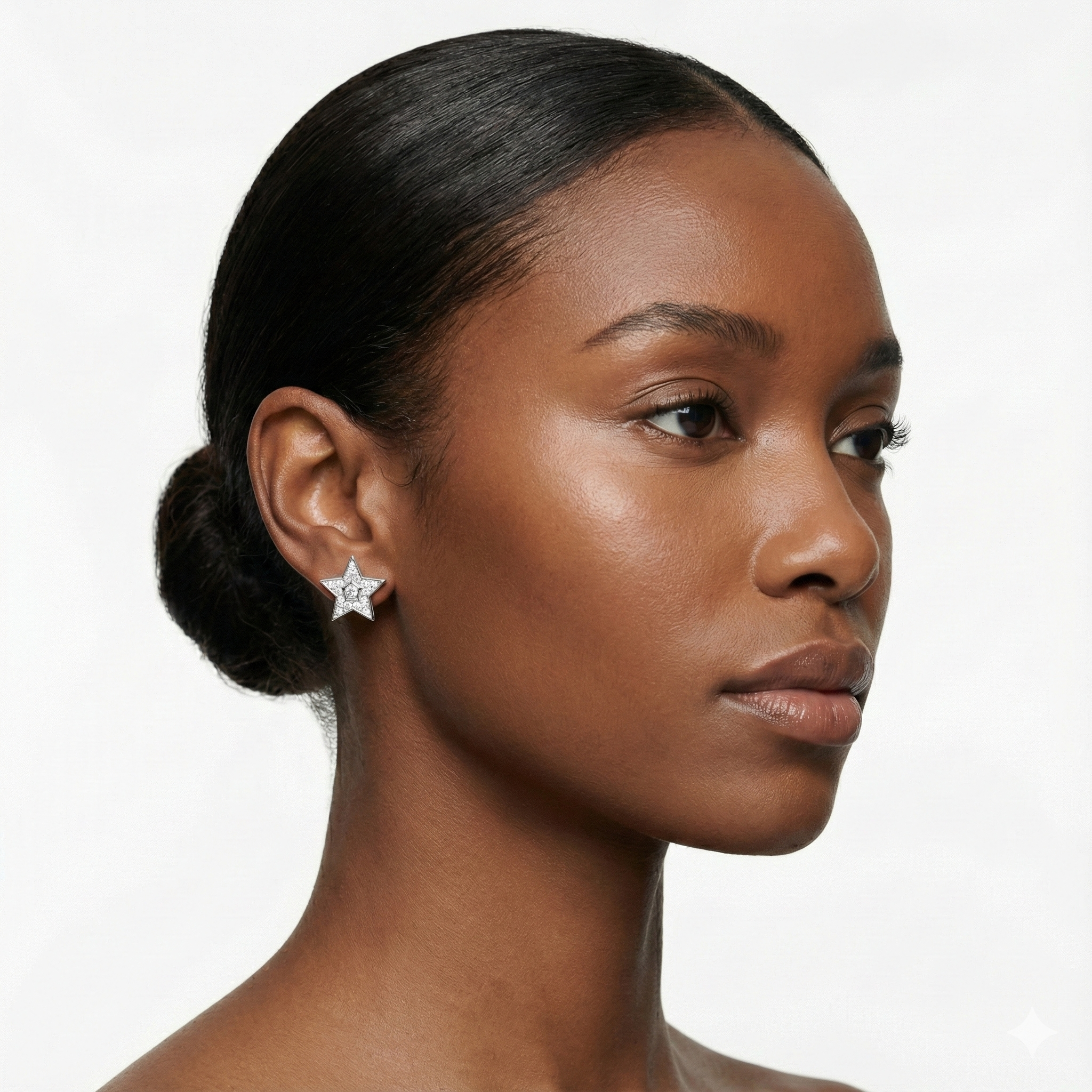 Silver Stellar Five Studs