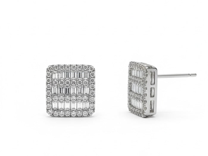 Imperial Baguette Studs