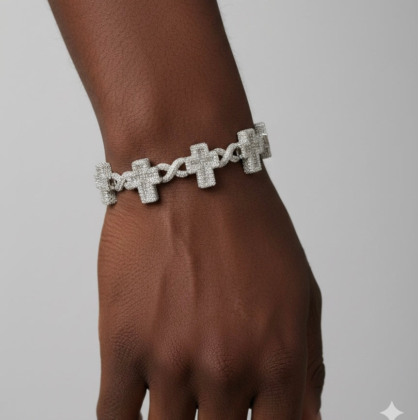 Infinity Cross Link Bracelet