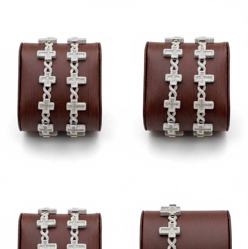 Infinity Cross Link Bracelet