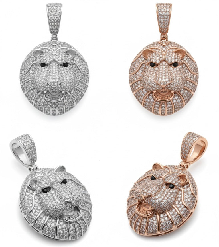 The Vertex Orbit Custom Medallion with 4mm tennis chain