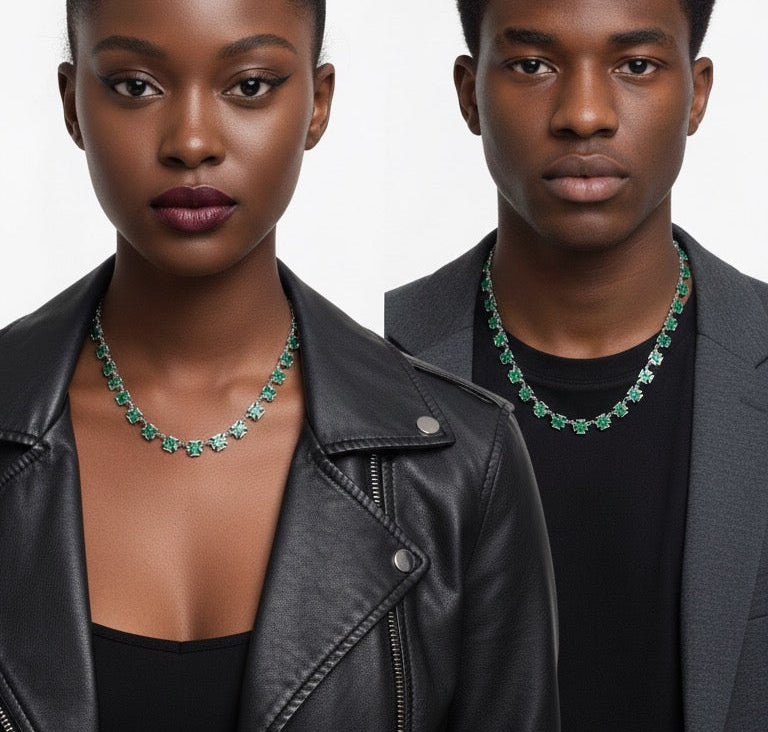 The Evergreen cross necklace