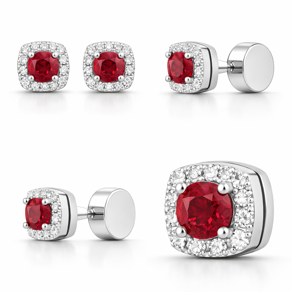 Magnetic stud earrings