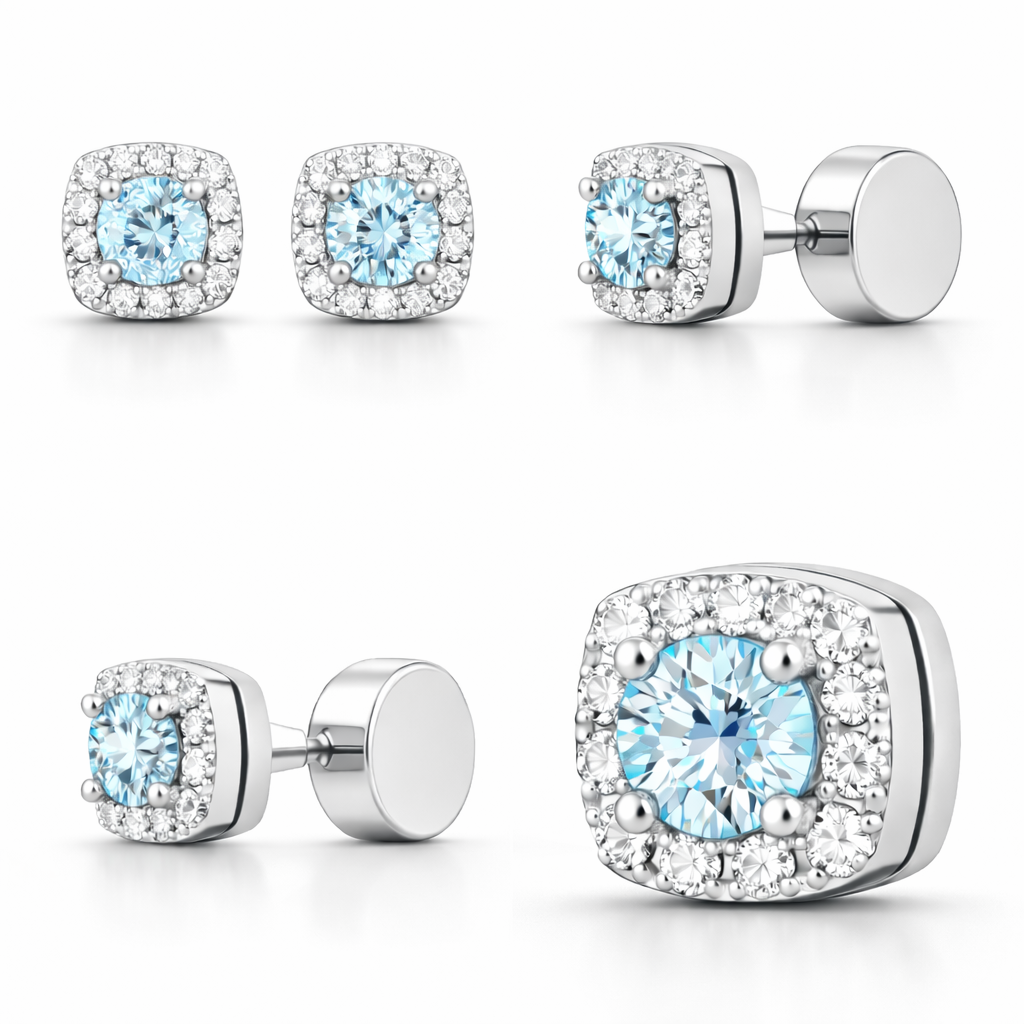 Magnetic stud earrings